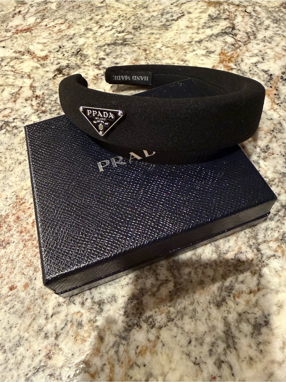 Prada Black Textured Gift Box